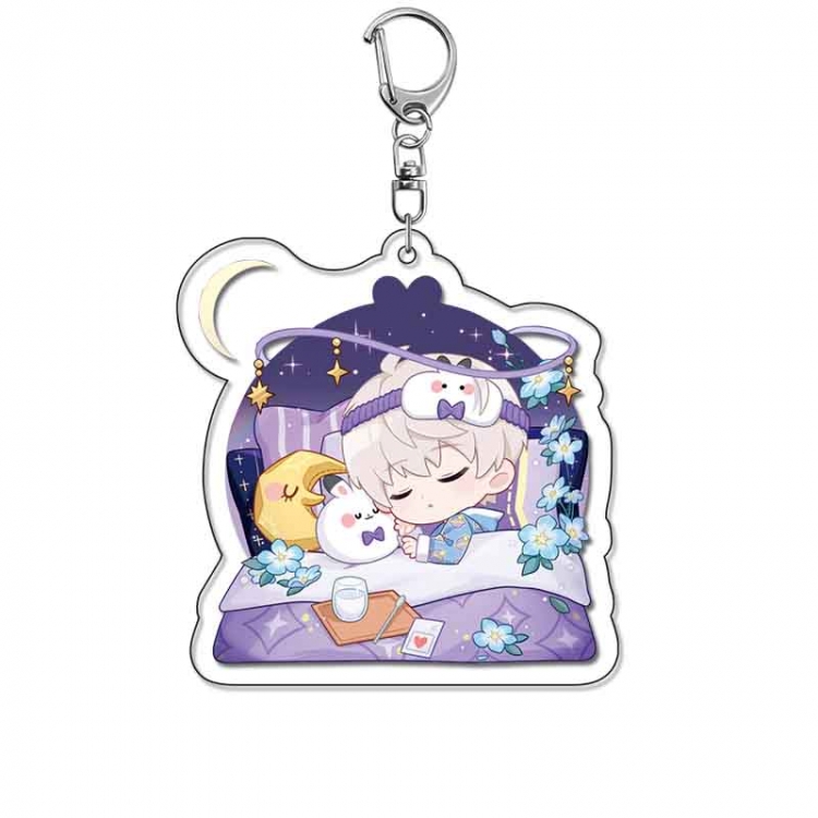 Love and Deepspace Anime Acrylic Keychain Charm price for 5 pcs