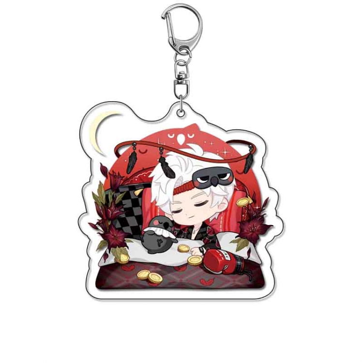 Love and Deepspace Anime Acrylic Keychain Charm price for 5 pcs