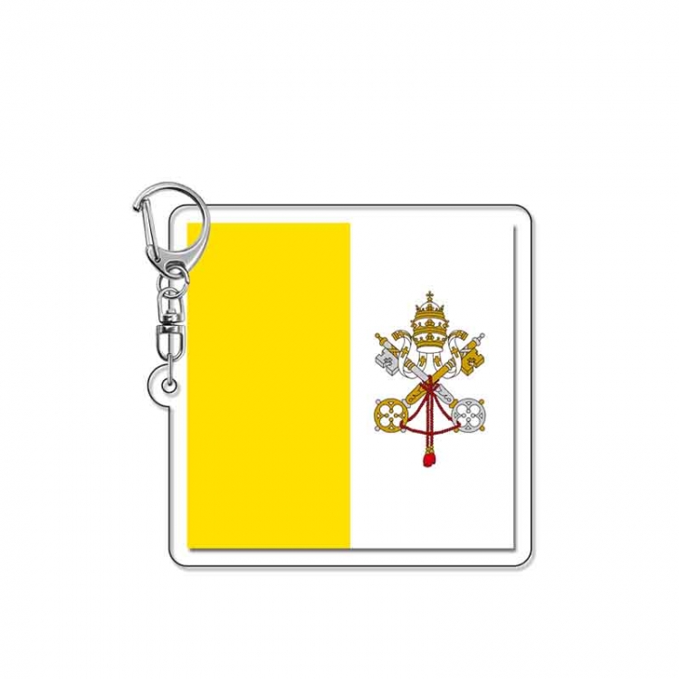 National flag Anime Acrylic Keychain Charm price for 5 pcs