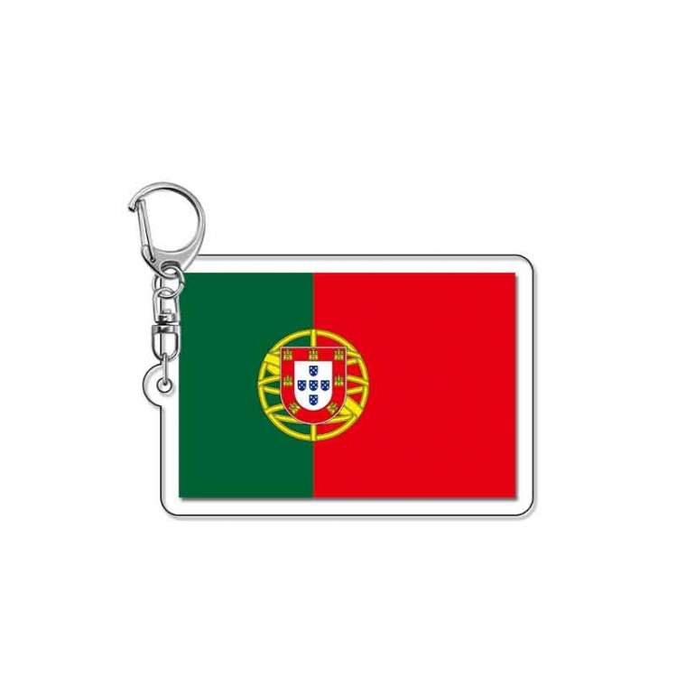 National flag Anime Acrylic Keychain Charm price for 5 pcs