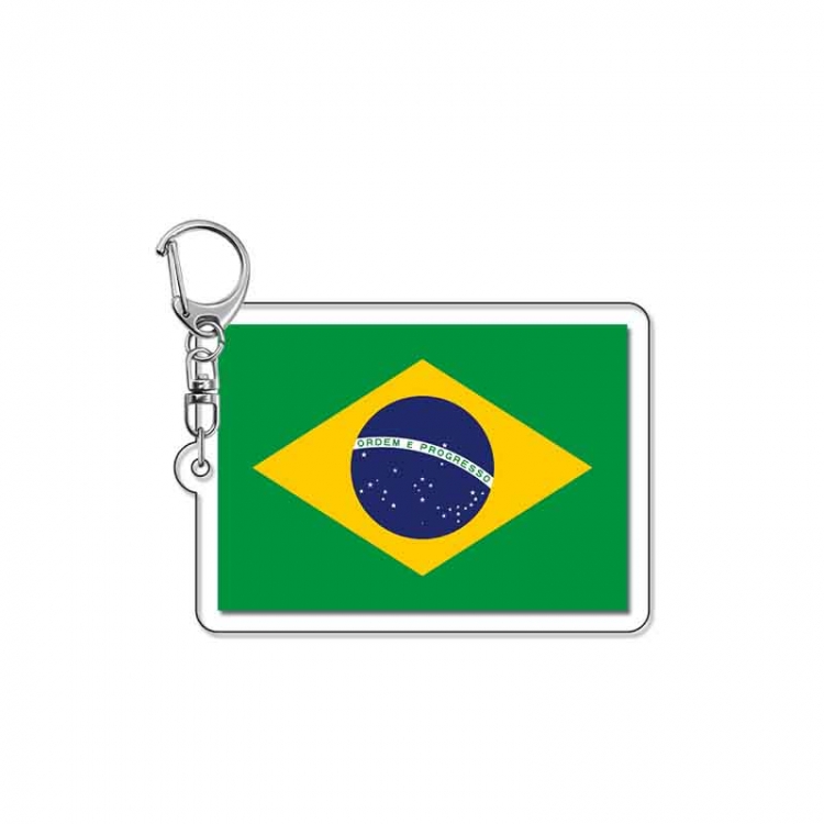 National flag Anime Acrylic Keychain Charm price for 5 pcs