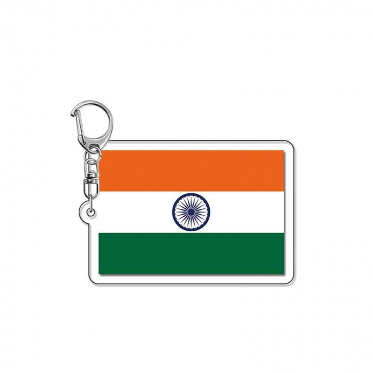 National flag Anime Acrylic Keychain Charm price for 5 pcs