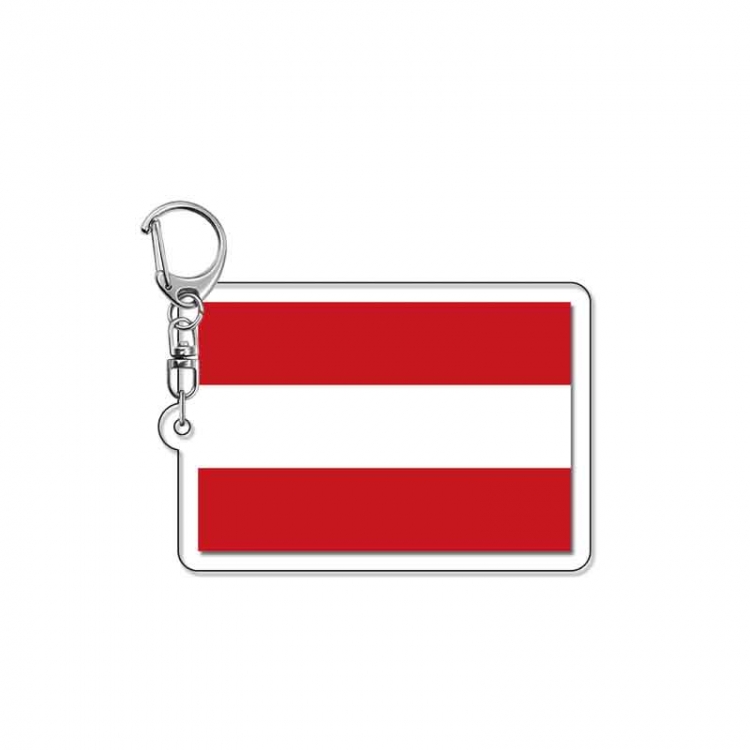 National flag Anime Acrylic Keychain Charm price for 5 pcs