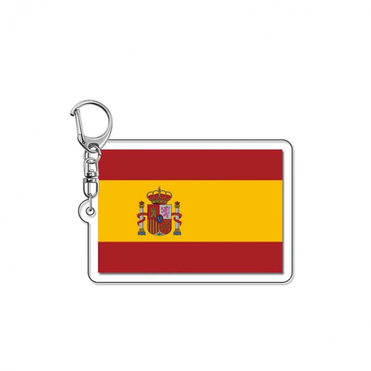 National flag Anime Acrylic Keychain Charm price for 5 pcs