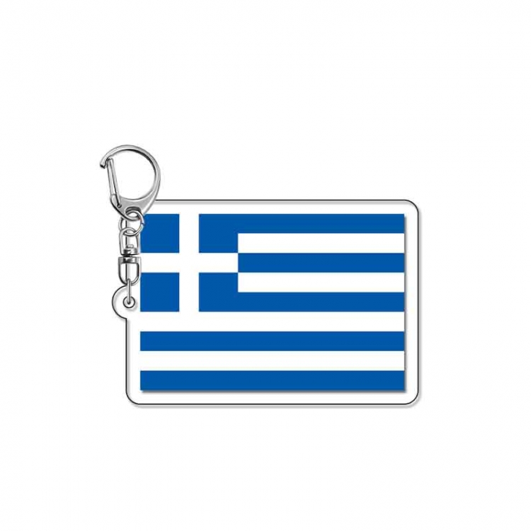 National flag Anime Acrylic Keychain Charm price for 5 pcs