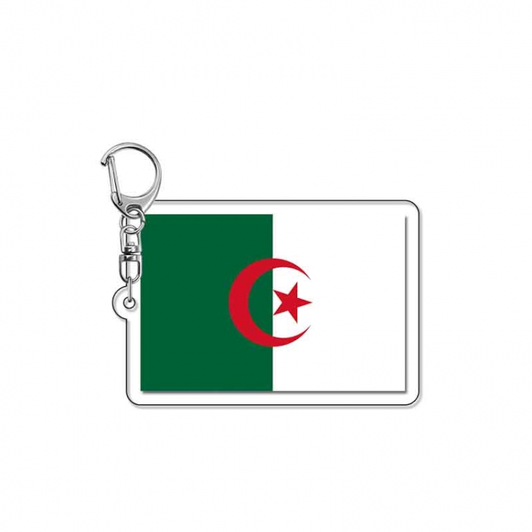 National flag Anime Acrylic Keychain Charm price for 5 pcs