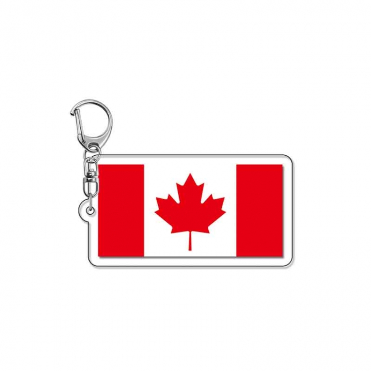 National flag Anime Acrylic Keychain Charm price for 5 pcs