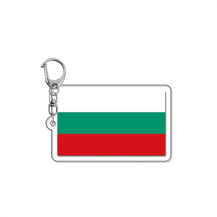 National flag Anime Acrylic Keychain Charm price for 5 pcs