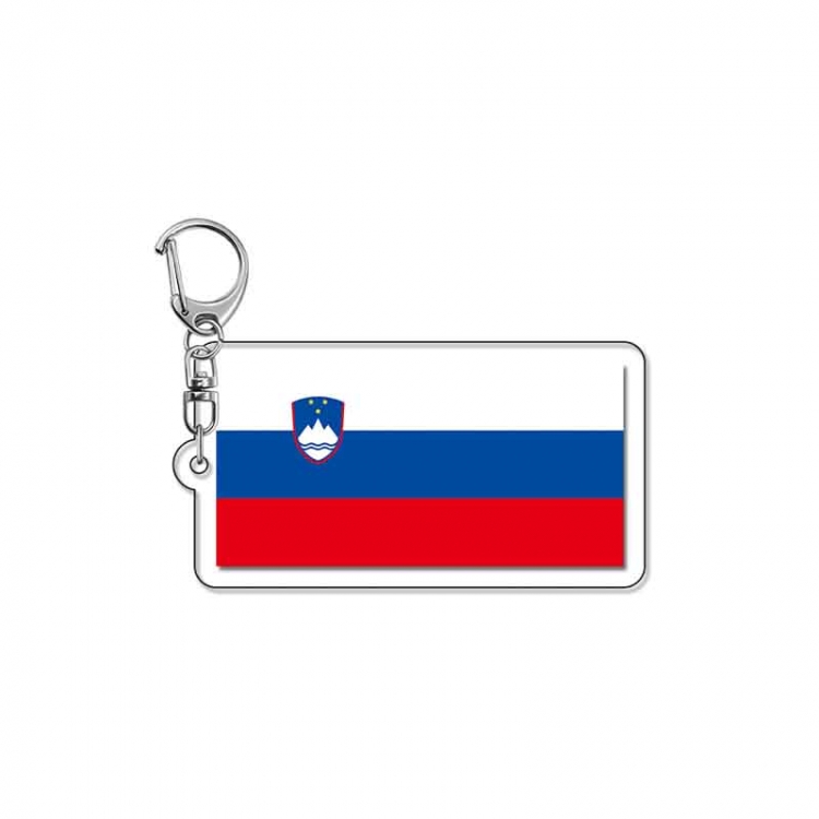National flag Anime Acrylic Keychain Charm price for 5 pcs