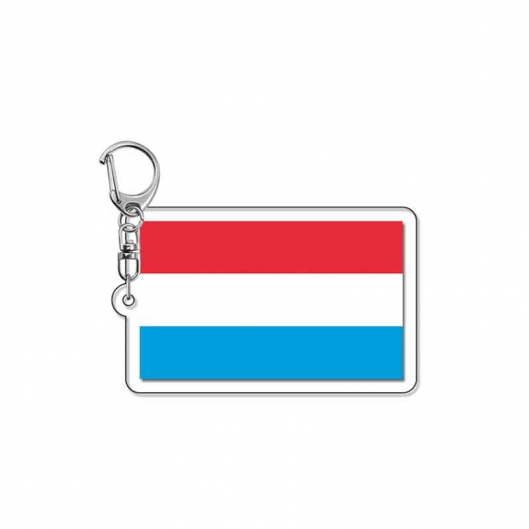 National flag Anime Acrylic Keychain Charm price for 5 pcs