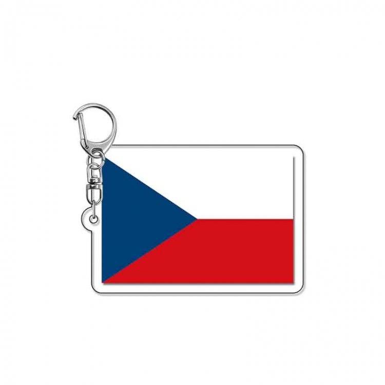 National flag Anime Acrylic Keychain Charm price for 5 pcs