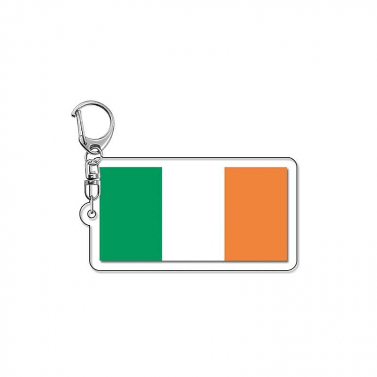 National flag Anime Acrylic Keychain Charm price for 5 pcs