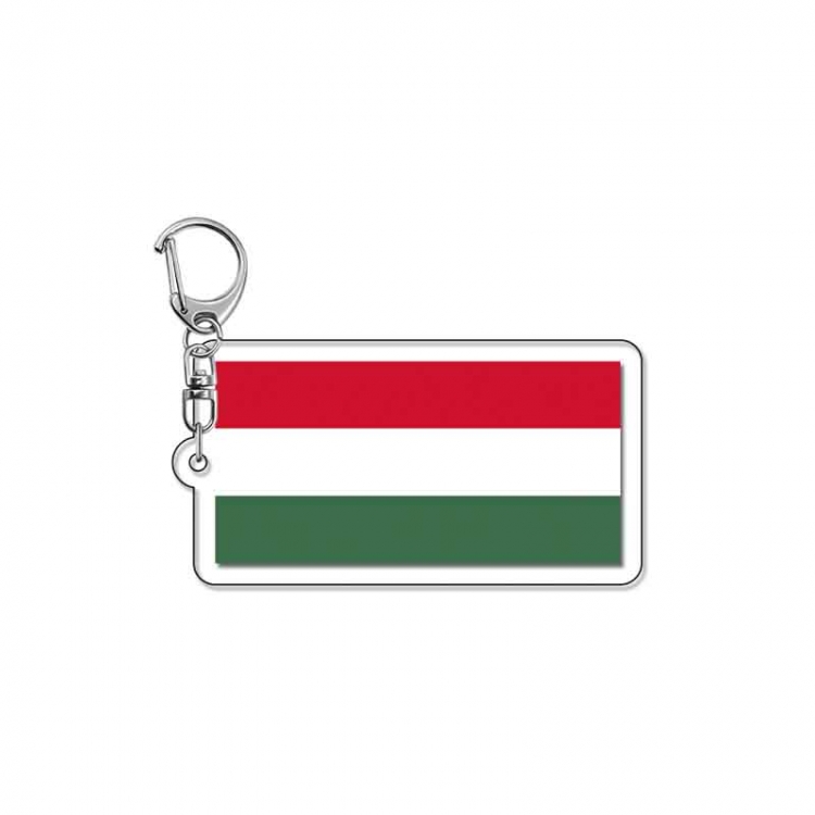 National flag Anime Acrylic Keychain Charm price for 5 pcs