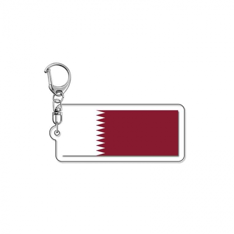 National flag Anime Acrylic Keychain Charm price for 5 pcs