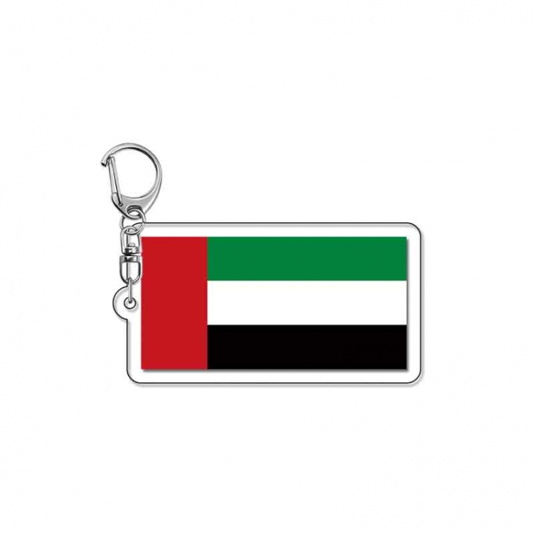 National flag Anime Acrylic Keychain Charm price for 5 pcs