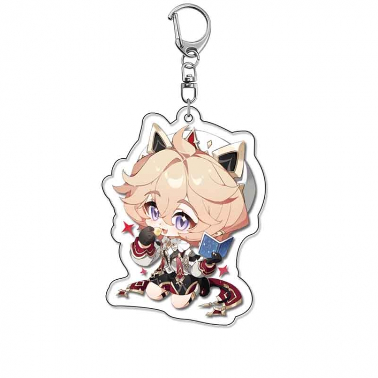 Genshin Impact Anime Acrylic Keychain Charm price for 5 pcs