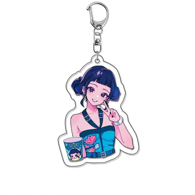 K-Pop Demon Hunters Anime Acrylic Keychain Charm price for 5 pcs