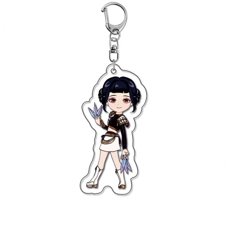 K-Pop Demon Hunters Anime Acrylic Keychain Charm price for 5 pcs