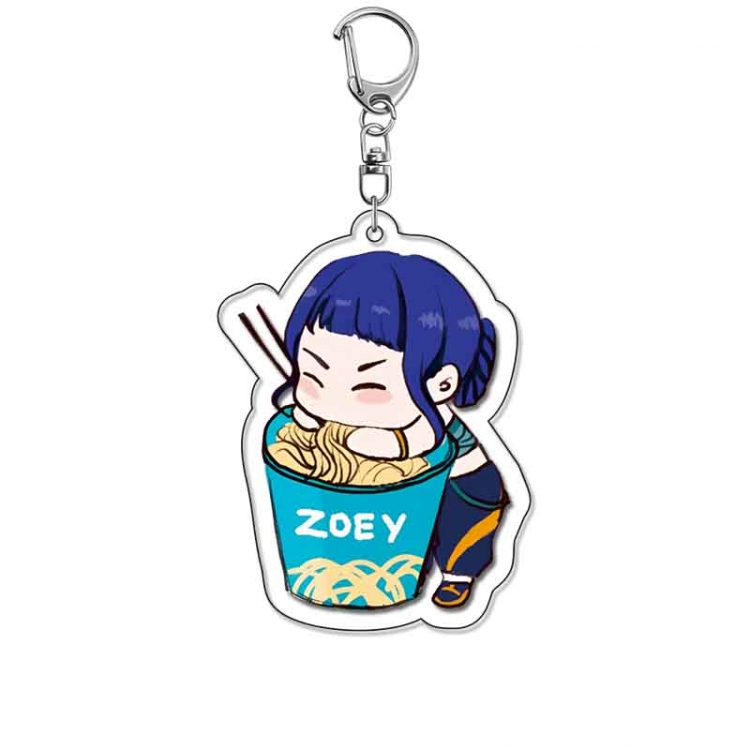 K-Pop Demon Hunters Anime Acrylic Keychain Charm price for 5 pcs