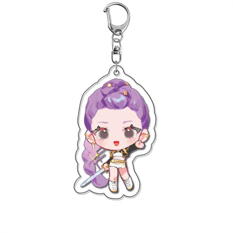 K-Pop Demon Hunters Anime Acrylic Keychain Charm price for 5 pcs