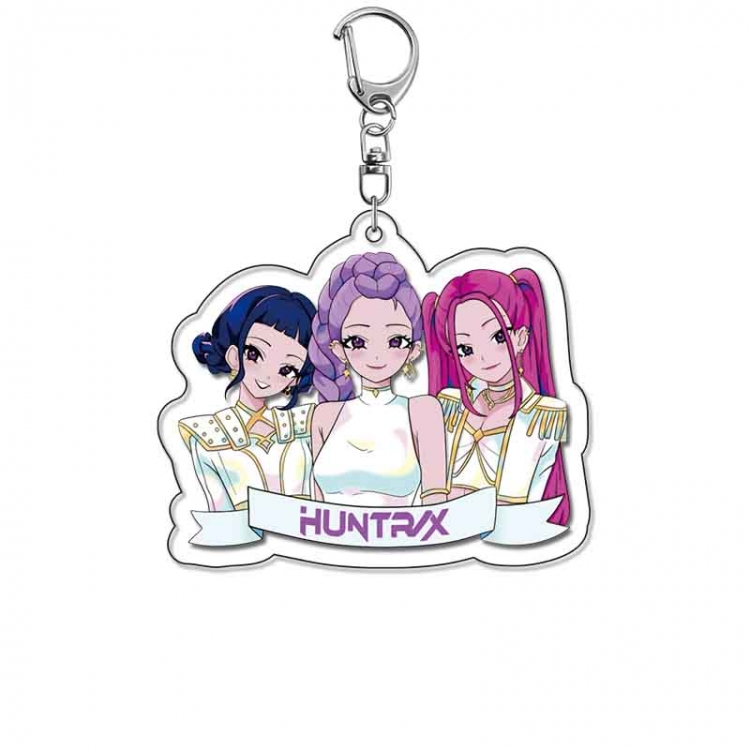 K-Pop Demon Hunters Anime Acrylic Keychain Charm price for 5 pcs