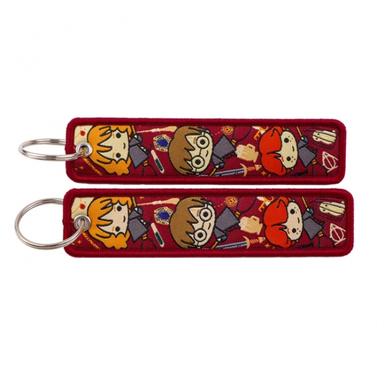 Star Wars Double sided color woven label keychain with thickened hanging rope 13x3cm 10G price for 5 pcs