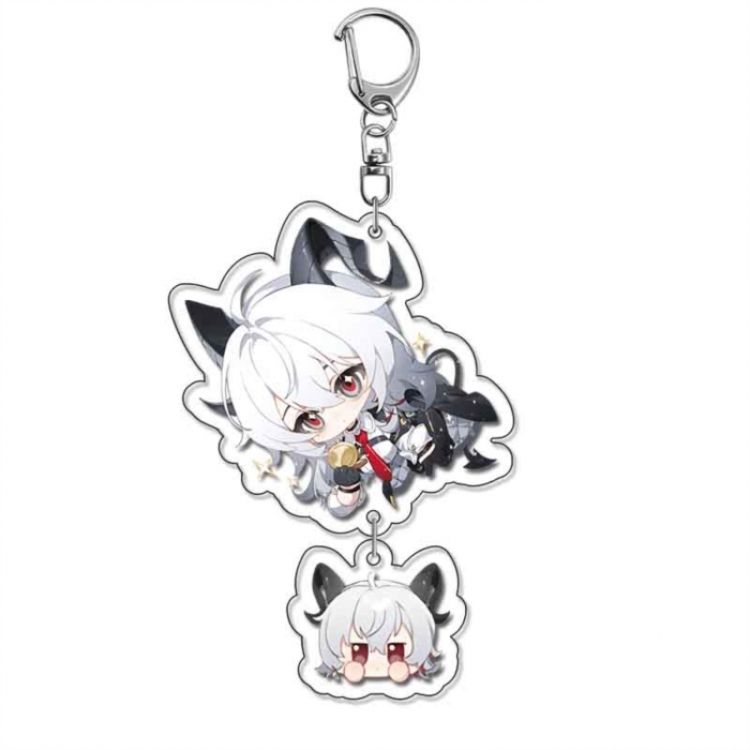 Mingchao Anime acrylic Pendant Key Chain  price for 5 pcs