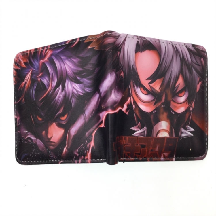 GACHI AKUTA Anime two fold  Short wallet 11X9.5CM 60G 