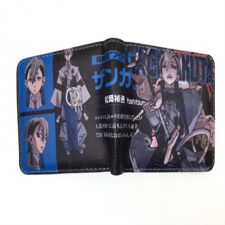 GACHI AKUTA Anime two fold  Short wallet 11X9.5CM 60G 