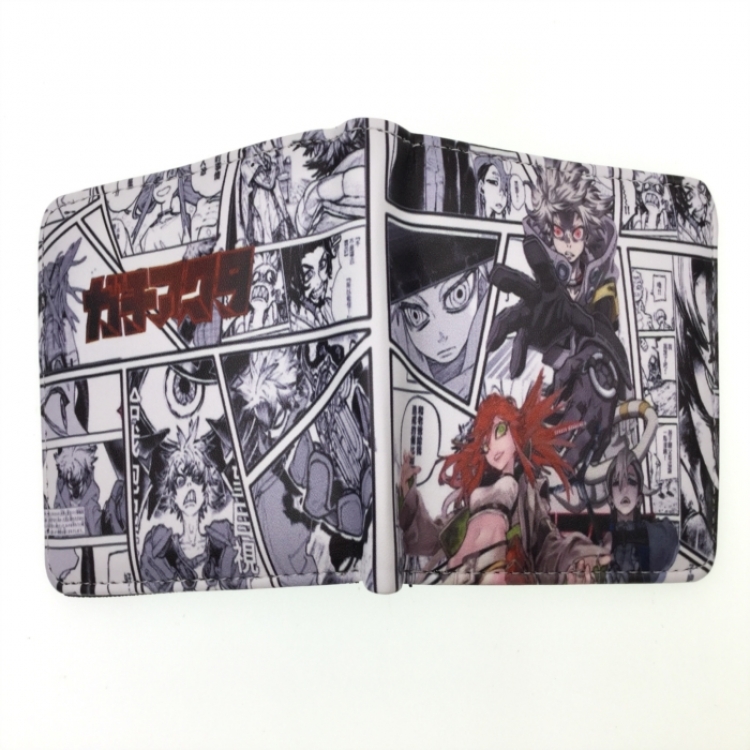 GACHI AKUTA Anime two fold  Short wallet 11X9.5CM 60G 