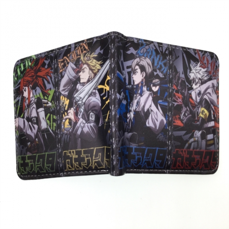 GACHI AKUTA Anime two fold  Short wallet 11X9.5CM 60G 