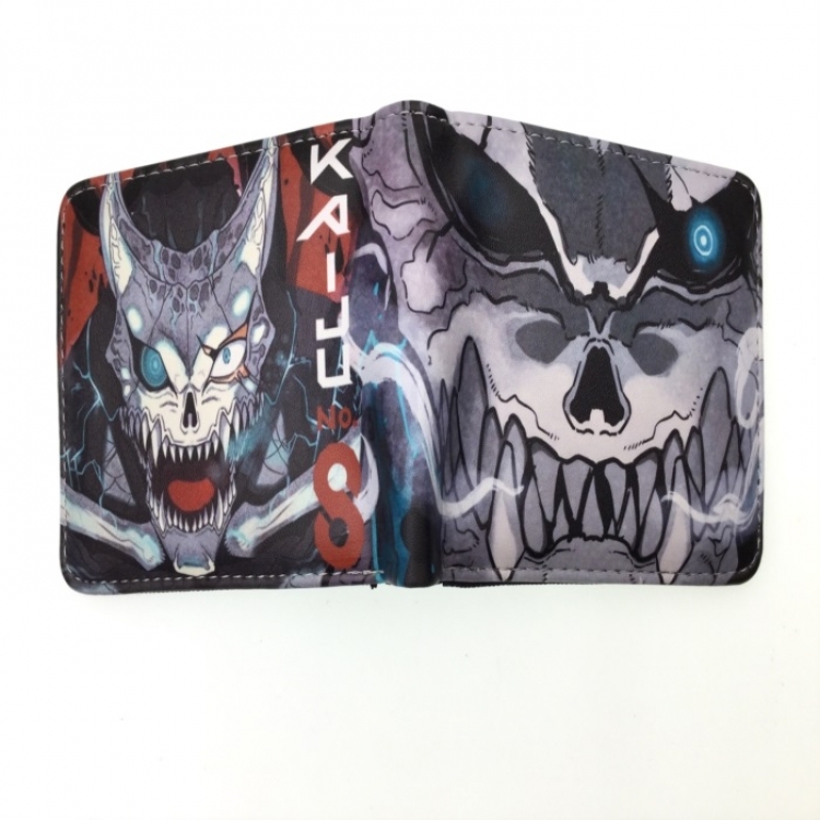 KAIJU NUMBER EIGHT Anime two fold  Short wallet 11X9.5CM 60G 