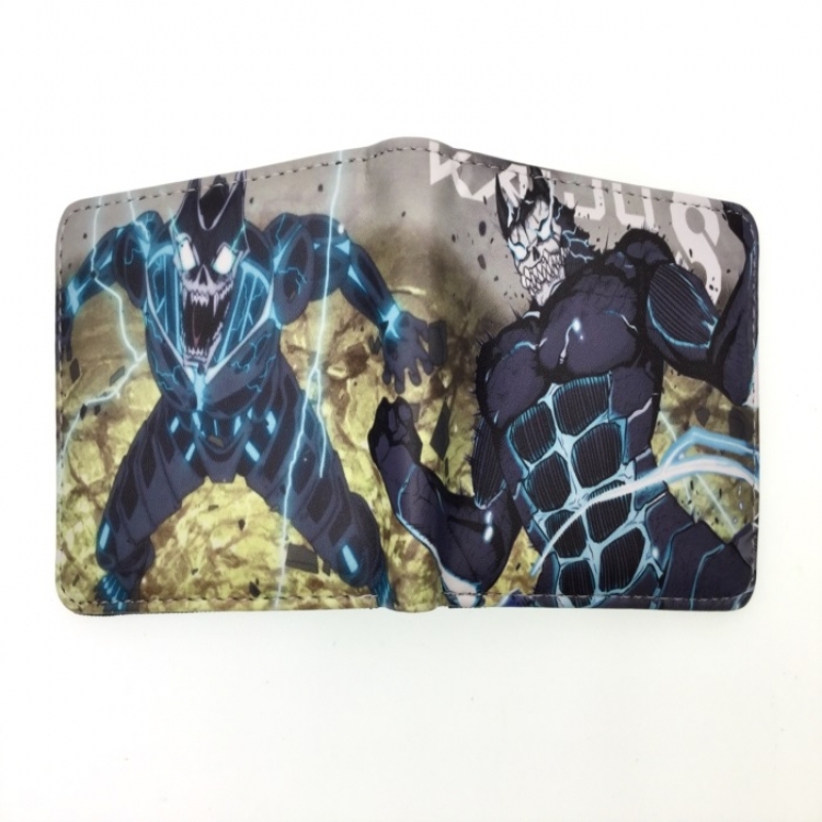 KAIJU NUMBER EIGHT Anime two fold  Short wallet 11X9.5CM 60G 