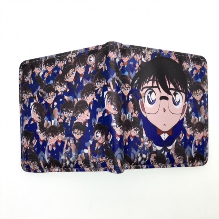 Detective conan Anime two fold  Short wallet 11X9.5CM 60G 