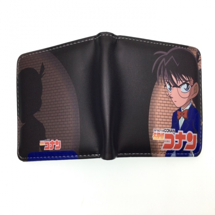 Detective conan Anime two fold  Short wallet 11X9.5CM 60G