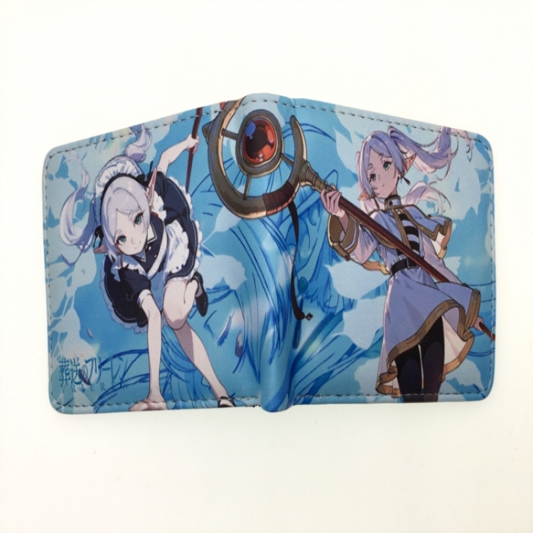 Frieren: Beyond Journey's Anime two fold  Short wallet 11X9.5CM 60G