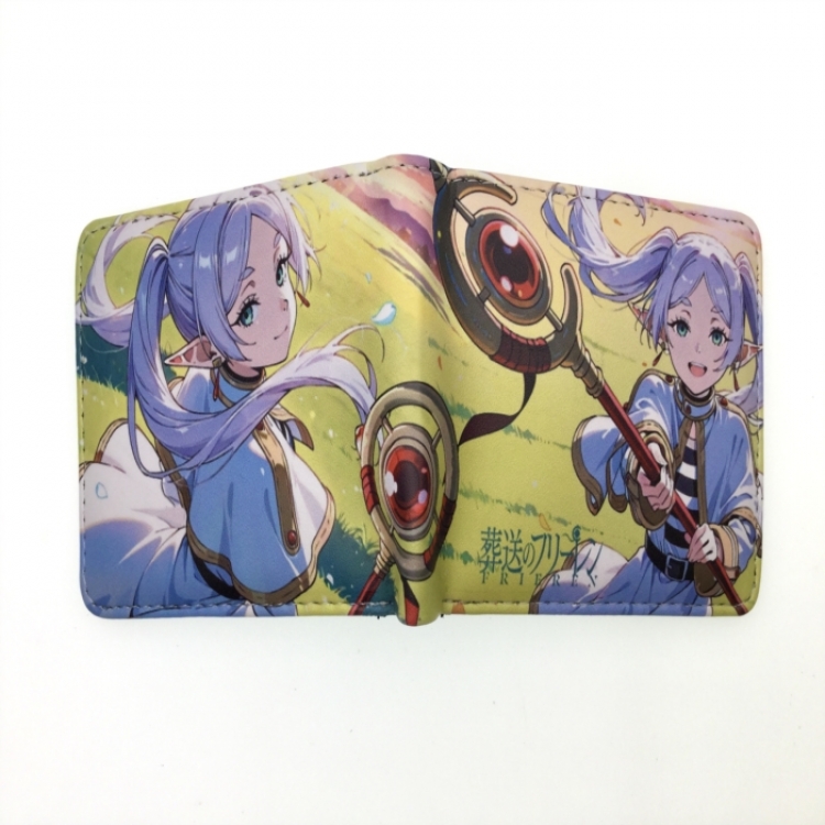 Frieren: Beyond Journey's Anime two fold  Short wallet 11X9.5CM 60G