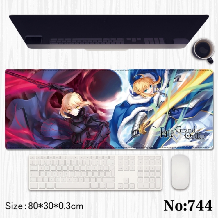 Fate／Grand Order Anime peripheral computer mouse pad office desk pad multifunctional pad 80X30X0.3cm