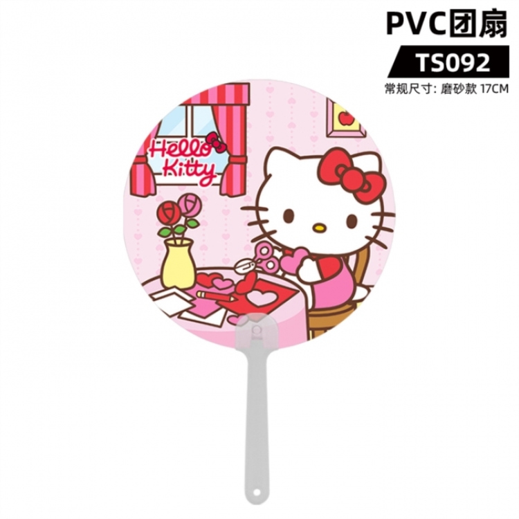 Sanrio Cartoon PVC Fan Matte Style 17cm