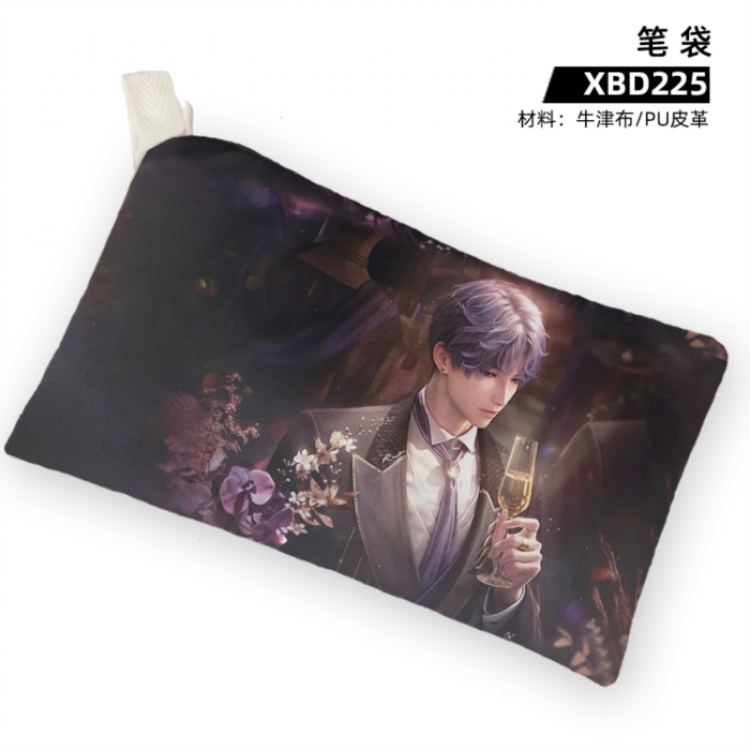Love and Deepspace Game anime Oxford cloth PU leather pencil case