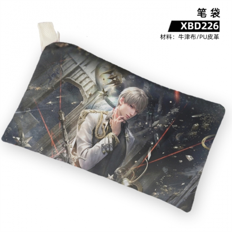 Love and Deepspace Game anime Oxford cloth PU leather pencil case