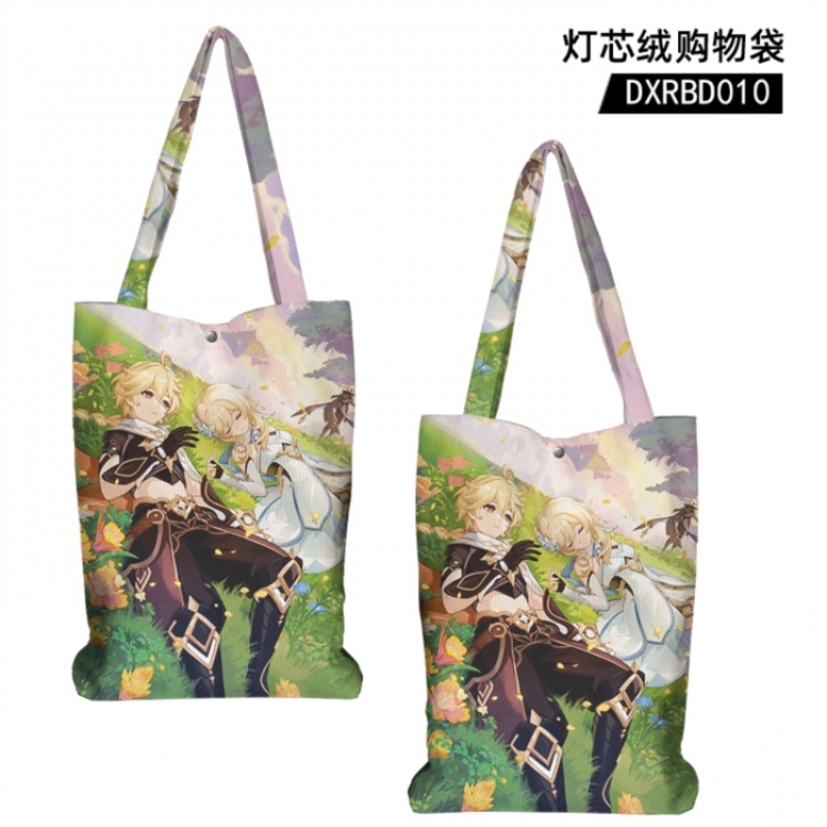 For all time / Lovebrush Chronicles Game corduroy shopping bag