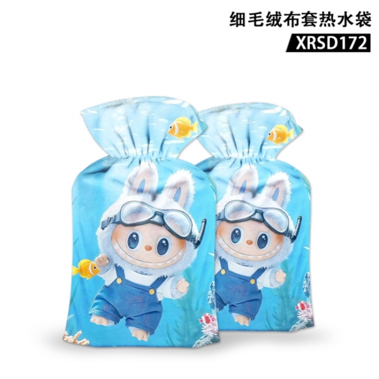 Labubu Trendy play fine woolen hot water bag