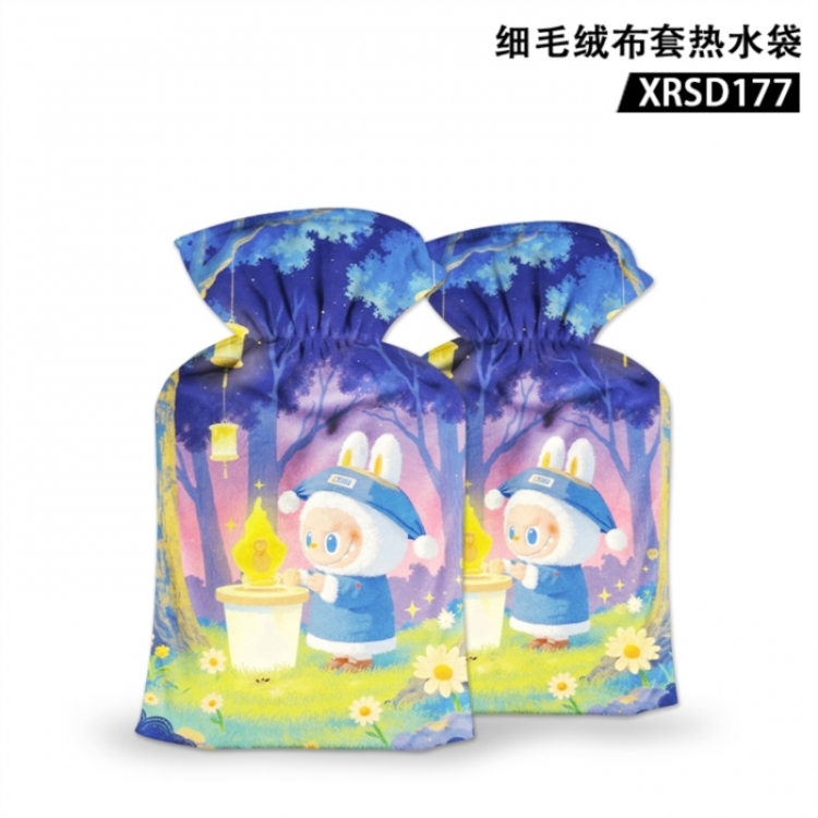 Labubu Trendy play fine woolen hot water bag