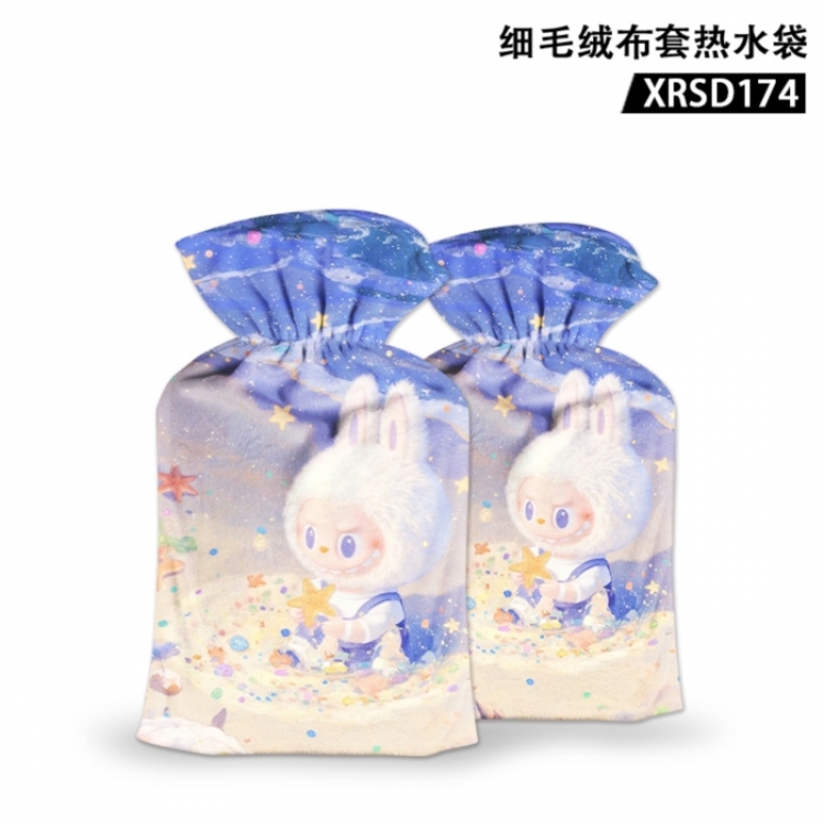 Labubu Trendy play fine woolen hot water bag