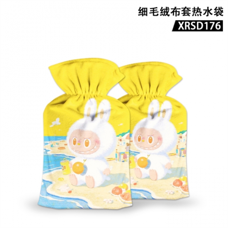 Labubu Trendy play fine woolen hot water bag