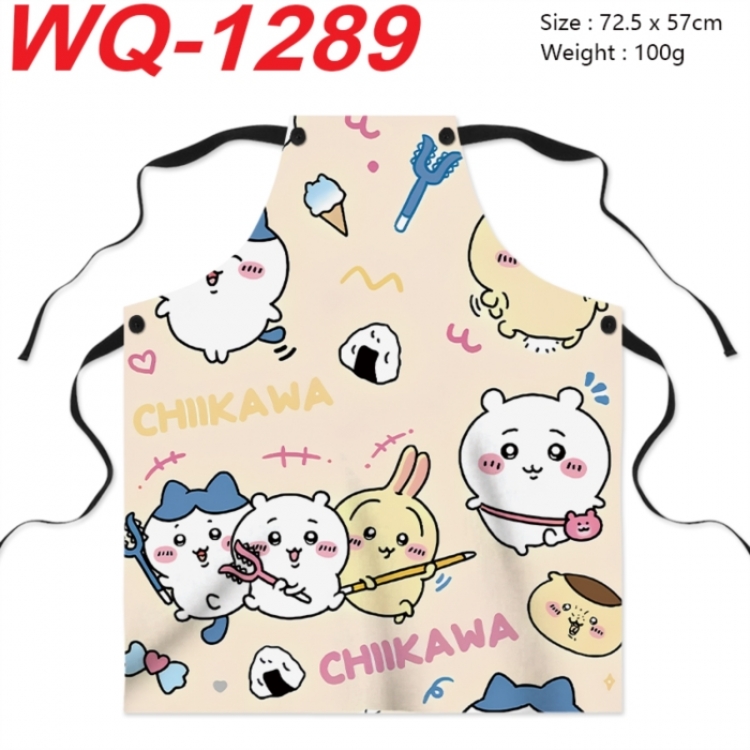 Chiikawa Anime full-color printed apron 72.5x57cm