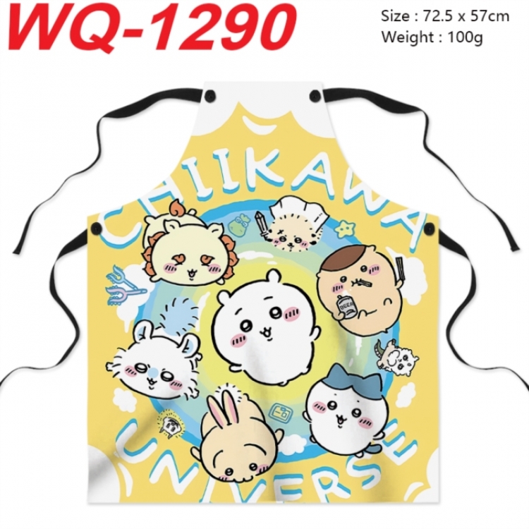 Chiikawa Anime full-color printed apron 72.5x57cm