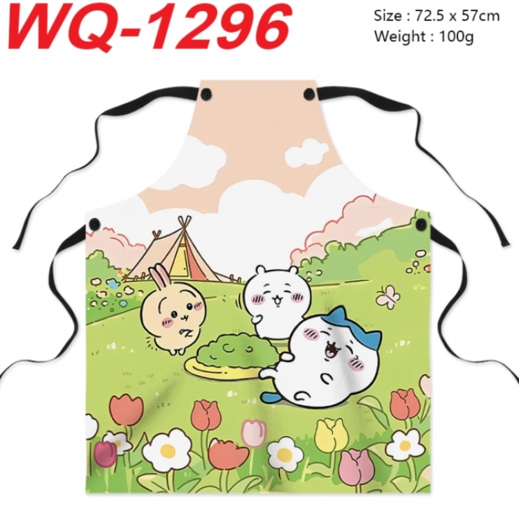 Chiikawa Anime full-color printed apron 72.5x57cm