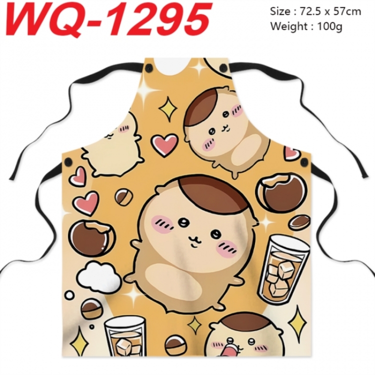 Chiikawa Anime full-color printed apron 72.5x57cm